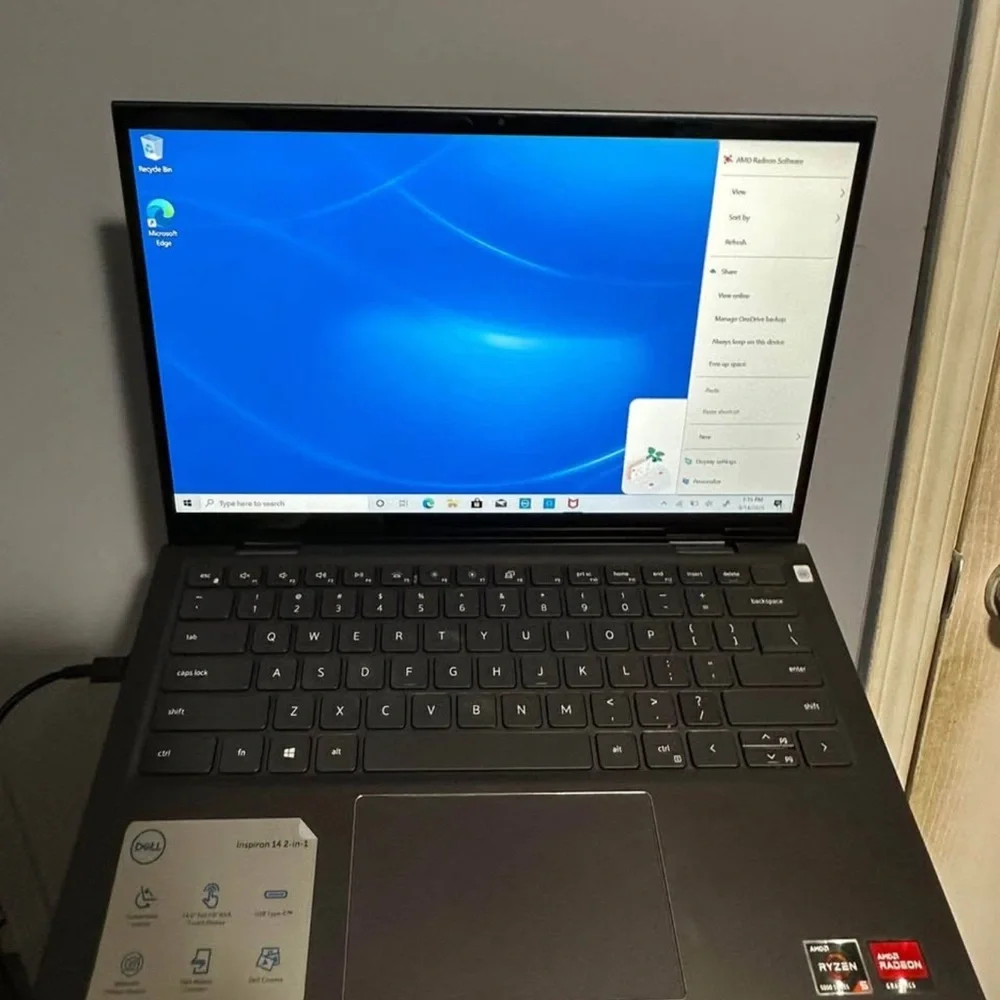 Dell Silver Laptop